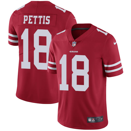San Francisco 49ers Limited Red Men Dante Pettis Home NFL Jersey #18 Vapor Untouchable->san francisco 49ers->NFL Jersey